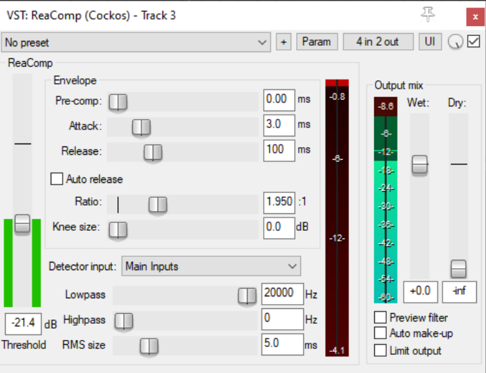 ReaComp screenshot