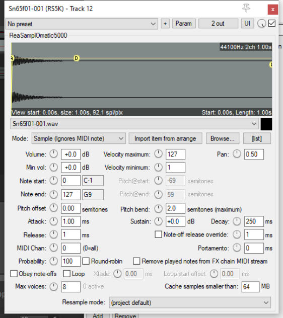 ReaSamplomatic5000 screenshot