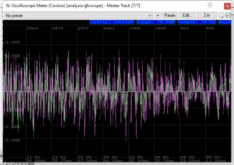 The Oscilloscope Meter screenshot
