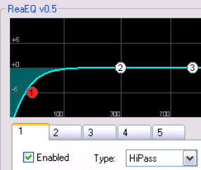 EQ: Bandwidth and Type screenshot