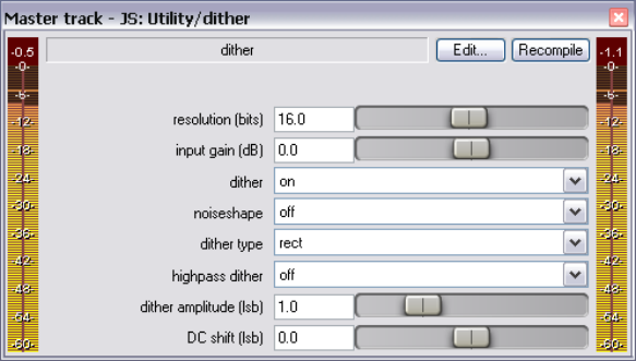 Dithering screenshot