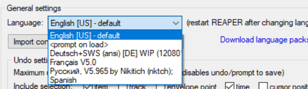 Localization and Language Packs screenshot