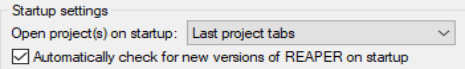REAPER Software Updates screenshot