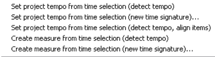 Time Signature/Tempo Changes and Markers screenshot