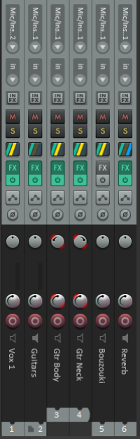 Alternative Mixer Layouts screenshot