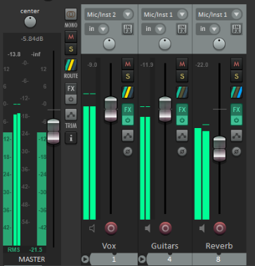 Managing Parent/Child Tracks screenshot