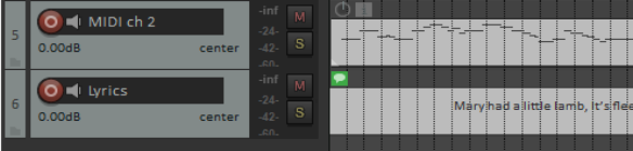 Creating a Text Track screenshot
