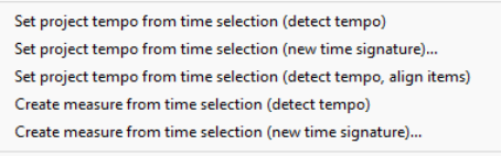 Project Timebase, Time Signature and Related Settings screenshot
