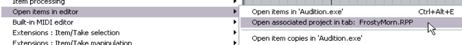 Associating Rendered WAV Files with Source Project Files screenshot