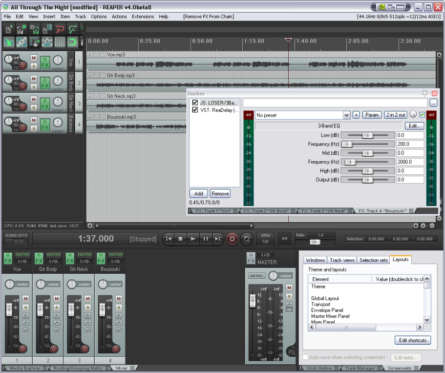 Using Multiple Dockers screenshot