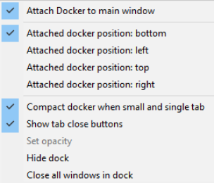 Using Multiple Dockers screenshot