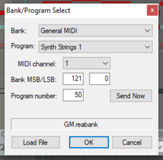 General MIDI Program Patches screenshot