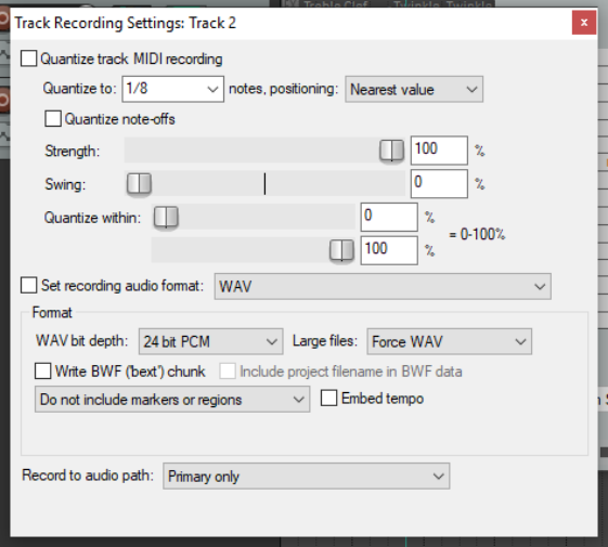 Input Quantization screenshot