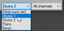Working with Multiple MID0I Tracks and/or Items (Overview) screenshot