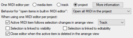 Opening MIDI Items in the Notation Editor screenshot