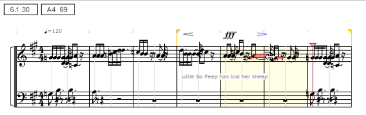 REAPER's Notation Editor: A Closer Look screenshot