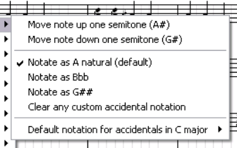 Working with Notes and Note Selections screenshot