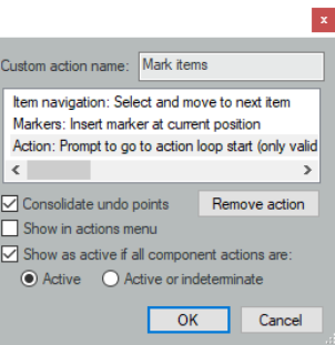 Meta Actions screenshot