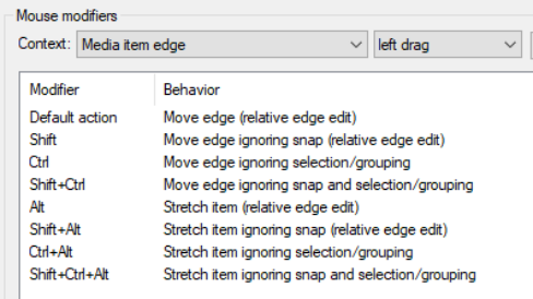 Mouse Modifiers screenshot