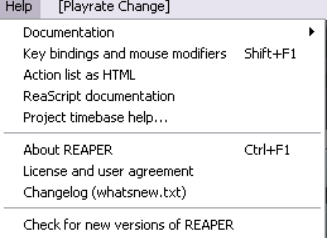 REAPER Actions Essentials screenshot