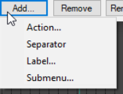 Customizing the REAPER Menus screenshot