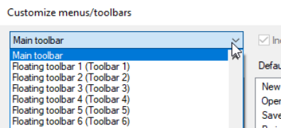 Customizing the REAPER Toolbars screenshot