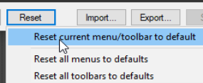 Customizing the REAPER Toolbars screenshot