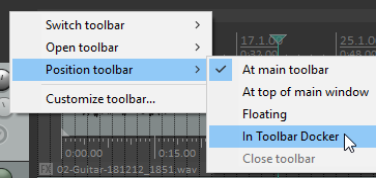 Additional Custom Toolbars screenshot