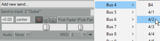 MIDI Routing and MIDI Buses screenshot