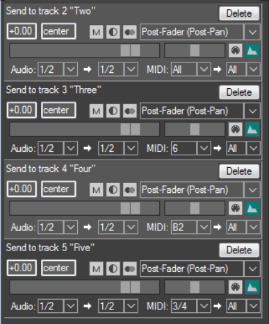 MIDI Routing and MIDI Buses screenshot