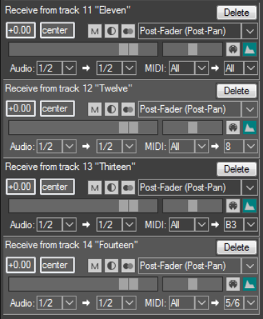 MIDI Routing and MIDI Buses screenshot