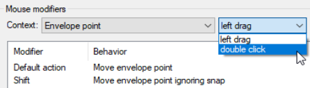 Envelope Edit Mouse Modifiers screenshot