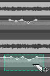 Razor Editing with Automation Envelopes screenshot