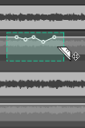 Razor Editing with Automation Envelopes screenshot