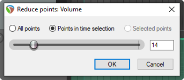 Envelope Points Options screenshot
