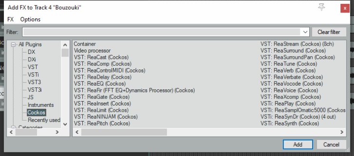 Track FX Basics screenshot