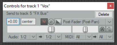 REAPER Routing Essentials screenshot