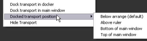 The Transport Bar screenshot