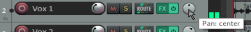 Using the Track Controls screenshot