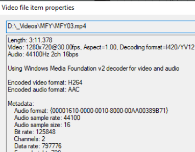 Understanding Video Formats screenshot