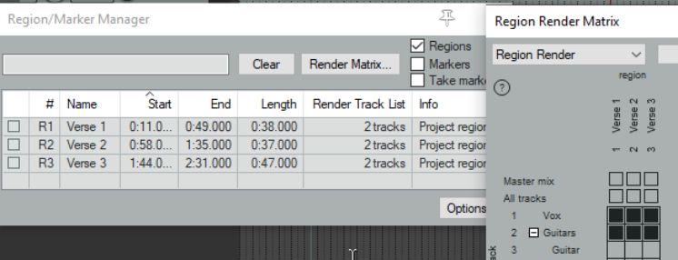 Rendering Regions screenshot