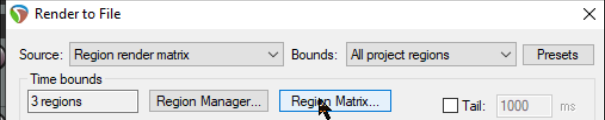 Rendering Regions screenshot