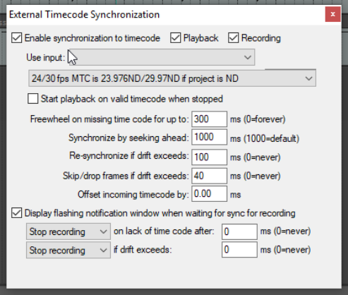 REAPER as Client to MIDI Sequencer Software screenshot