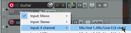 Multi-Channel Recording screenshot