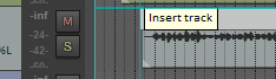 Inserting Audio Files, Samples and FX screenshot