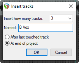 Auto-Naming Multiple Tracks screenshot