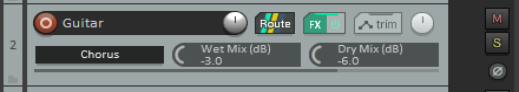 Managing FX Parameters screenshot
