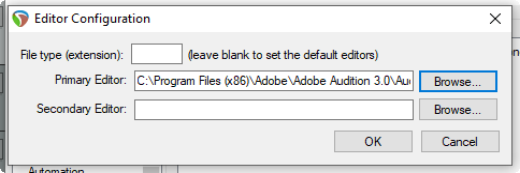 Using an External Editor screenshot