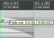 Adjusting Media Item Fades screenshot
