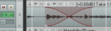 Crossfades and the Crossfade Editor screenshot